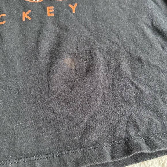 Disney | Black Spider Web Mickey Halloween Short Sleeve Tee Shirt | Size Medium - Picture 3 of 7